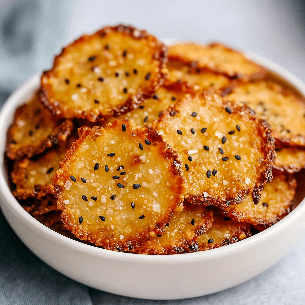 Homemade cottage cheese chips baked until golden and crispy, perfect for Hungover Meals, Food Prep Snacks, and Yummy High Protein Snacks, while also being one of the best Healthiest Snacks Clean Eating fans enjoy, great for Volume Snacks, Protein Road Trip Snacks, quick Healthy Protein Ideas, and even light Healthy Meal Prep Sides that fit into Low Calorie Protein Recipes.