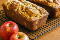 Moist and fluffy Apple Pie Bread topped with cinnamon sugar, the perfect Easy Apple Pie-inspired treat and one of the best Homemade Bread Recipes Easy to bake. This loaf is packed with apples like Homemade Apple Pies, making it a must-try for anyone who loves Homemade Apple desserts. Ideal for fall brunches, this is one of those cozy Bread Recipes Sweet that double as Easy Bread Recipes. A spiced Dessert Bread that tastes just like Apple Pies Filling in a warm, sliceable loaf.
