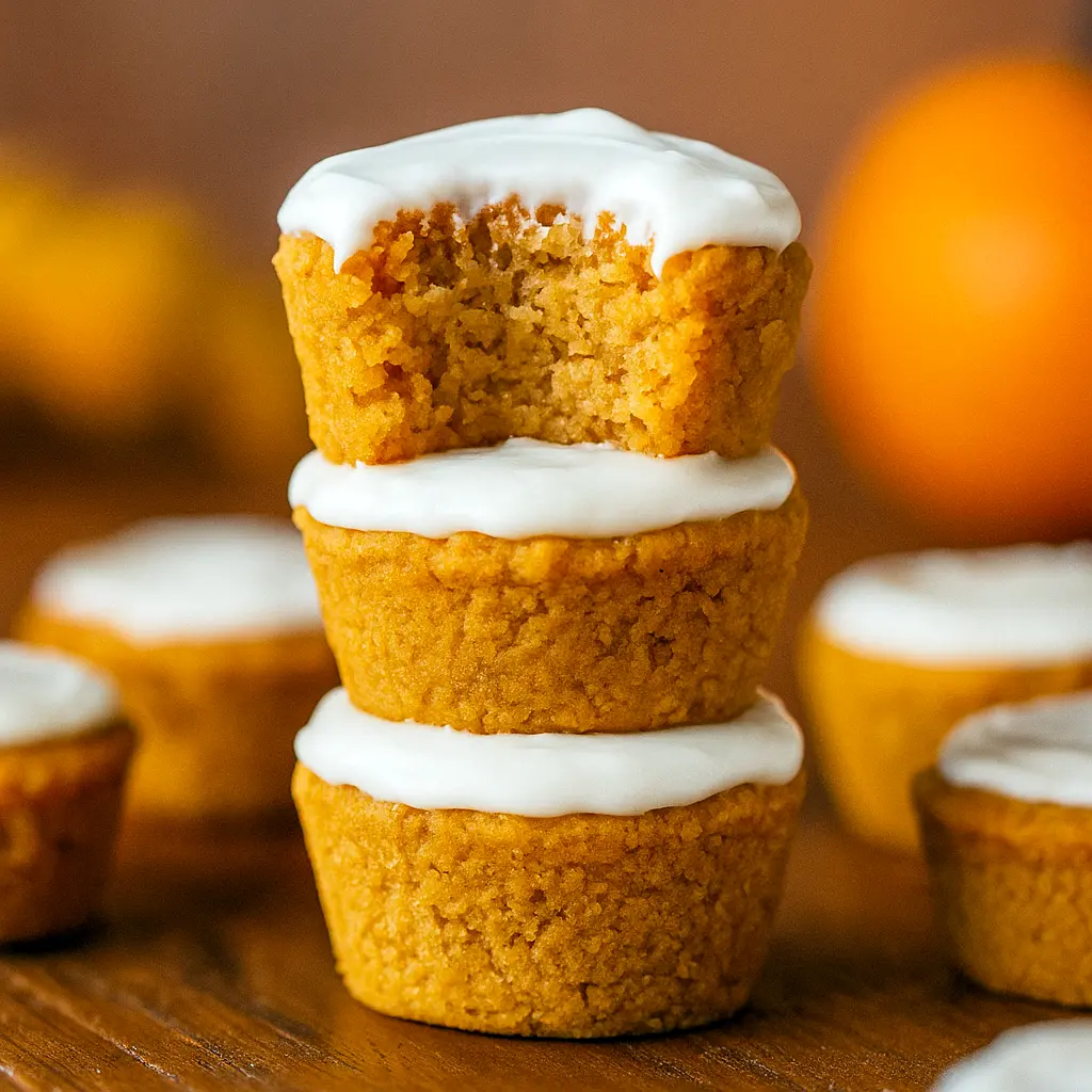 Freshly baked No Carb Muffins made with pumpkin puree and almond flour — the ultimate Low Carb Low Sugar Muffins and fall-friendly No Flour Pumpkin Muffins for a healthy snack or breakfast.
