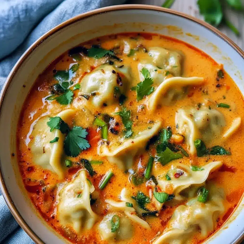 Steaming bowl of coconut curry broth piled with tender dumplings and greens—perfectly styled Soup Recipes Coconut Milk shot that sells Recipes With Dumplings Dinners, nods to Mongolian Soup influences, hints at a homemade Coconut Dumplings Recipe, works as a Bokchoy Dumpling Soup, ideal for Dumpling Lunch Ideas, celebrates Dumplings In Soup, answers What To Have With Dumplings, and makes a tempting alternative to Trader Joe's Dumpling Soup.