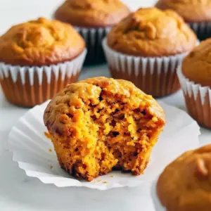 Close-up of golden mini muffins on a cooling rack showing a moist crumb and cinnamon flecks — a great option for Pumpkin Spinach Muffins, soft Pumpkin Muffins With Yogurt, or gentle Pumpkin Muffins For Baby; also works as classic Pumpkin Yogurt Muffins.