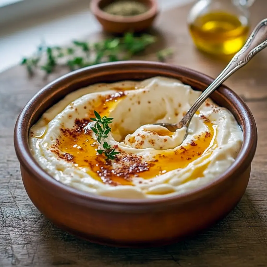 Close-up of a warm cream cheese mound drizzled with spicy honey, chopped nuts and herbs on a wooden board with crackers — perfect for Boursin Cheese Dip Recipes inspiration, a showstopping Hot Honey Cream Cheese Dip, classic Hot Honey Dip, or an easy Baked Cheese Dip Recipes option.