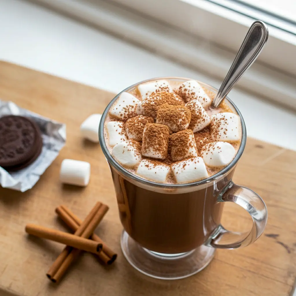 Close-up of a rich, creamy hot chocolate mug crowned with whipped cream and chocolate shavings — perfect for The Best Hot Chocolate Recipe, ideal in Cozy Drink Recipes, a winter staple in Hot Food Recipes Winter, fits Recipes Using Hot Chocolate Powder, sparks Hot Chocolate Party Ideas, channels an Old Fashioned Hot Cocoa Recipe, one of many Fun Hot Chocolate Recipes, adaptable as Alcohol Hot Chocolate, and safe, fun Hot Chocolate Ideas For Kids.