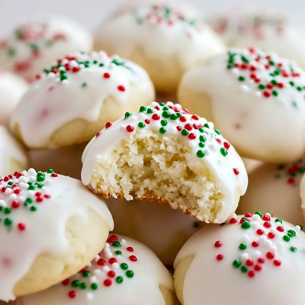 Platter of glazed cookies ready to gift — great for Large Batch Christmas Cookies, a festive take on Soft Batch Christmas M&m Cookies, labeled Italian Cookies Christmas and perfect as Christmas Cookies Italian, Easy Italian Christmas Cookies.