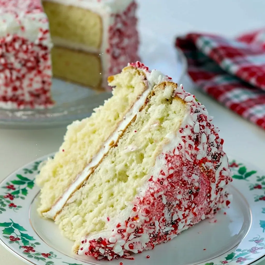 Holiday Peppermint Cake