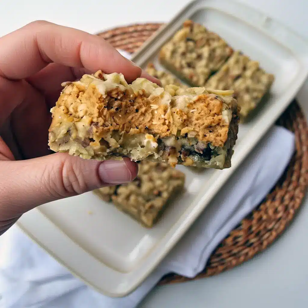Pumpkin Pie Crumble Bars sliced on parchment, revealing a creamy pumpkin cheesecake center beneath a golden oat-and-pecan streusel topping.