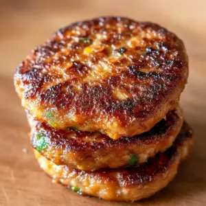 Close-up shot of crispy, golden Sausage Hashbrown Patties stacked on a plate, showing their crunchy edges and savory texture—perfect Easy Breakfast Bites for mornings, quick Busy Breakfast Ideas, or classic Hash Browns And Sausage lovers. Great as a simple Brunch Meat, easy Brunch Main Dish Ideas, hearty Brunch Meat Dishes, or grab-and-go Meat Breakfast. Ideal for tailgates and fun Football Breakfast Ideas.