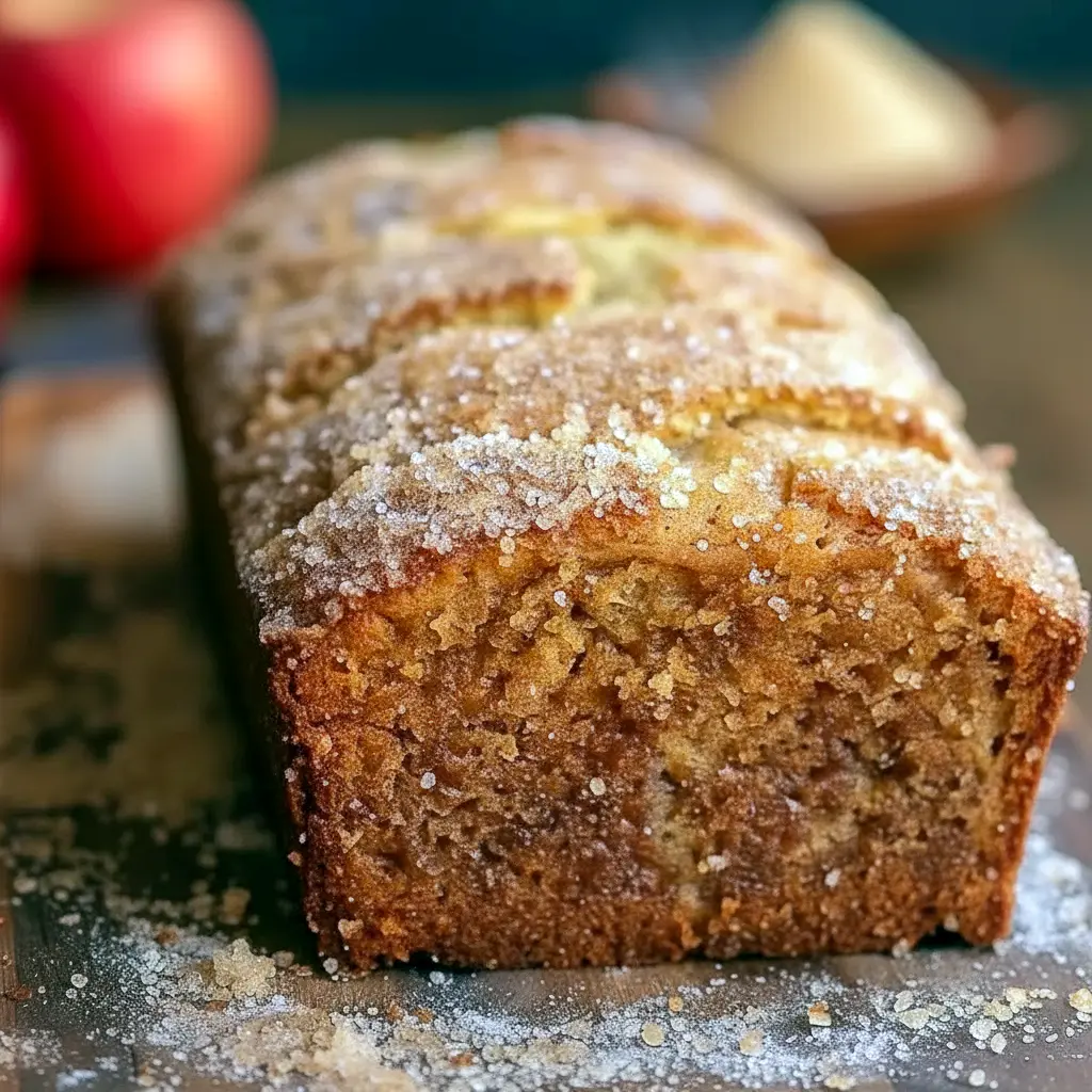 Sliced cinnamon-sugar loaf on a wooden board with a rustic napkin—soft crumb and caramelized crust, ideal for Bread Recipes Sweet, a warm Fall Baking pick, great for Bread Recipes Homemade and weekend Sweets Treats, Best Apple Cider.