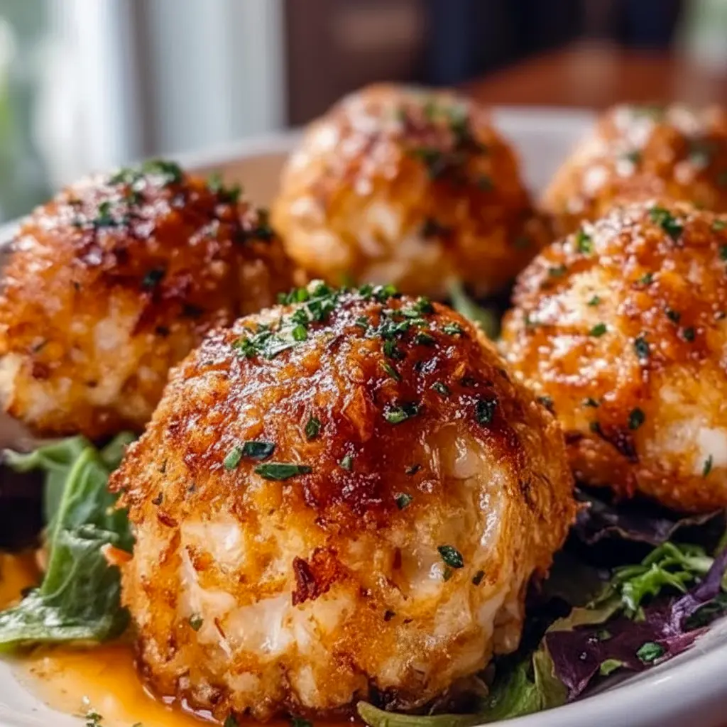 Crab Recipes close-up: golden-brown crab bombs on a platter with lemon wedges and parsley — ideal Seafood Appetizers or a tasty Seafood Dinner option.