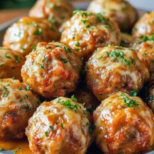 Golden-brown cheesy sausage balls on a parchment-lined baking sheet with a small bowl of salsa for dipping, Cream Cheese Sausage Balls.