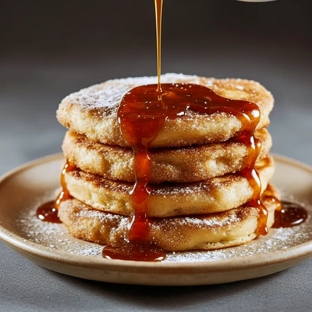 Curated visual reference: Crunchy Cinnamon Pancakes Reference: A Decadent Breakfast Treat