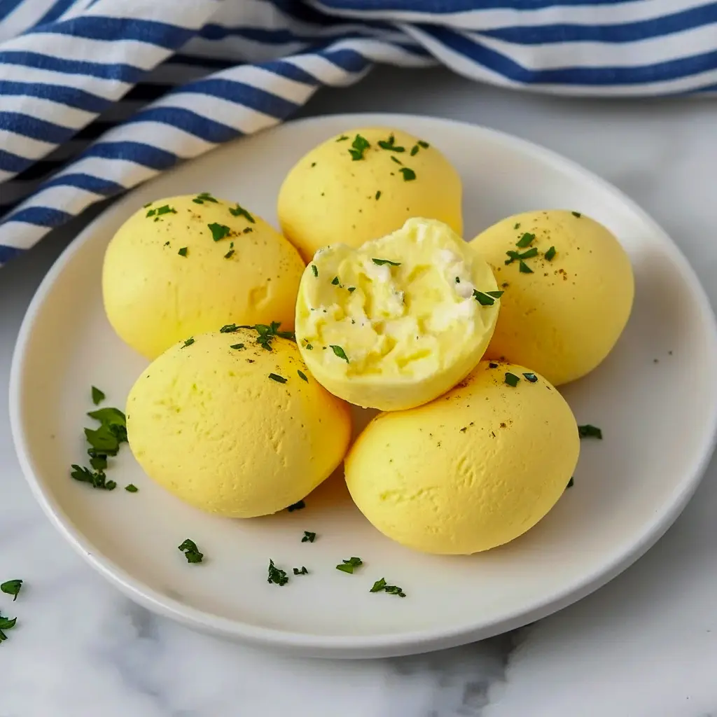 Savory Ricotta Recipes brought to life — close-up of golden ricotta egg bites in a muffin tin, topped with chopped chives and a lemon wedge, a perfect example of Egg Bites Easy for busy breakfasts.