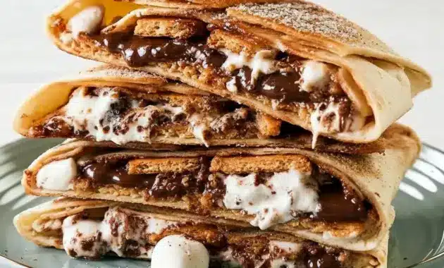 Decadent S’mores Crunchwrap — Chocolate, Marshmallow & Crunchy Shell ...