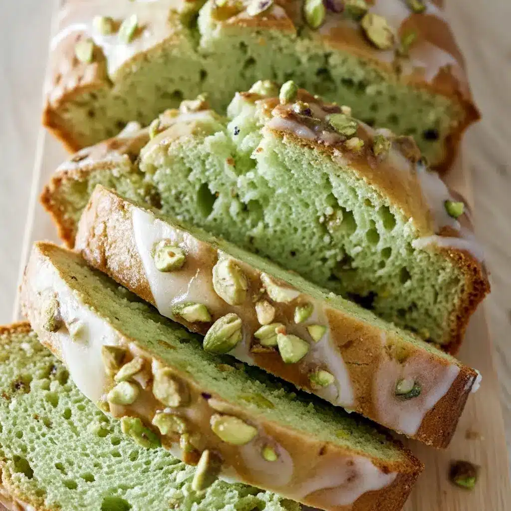 Easy Pistachio Pudding Bread — Soft, Sweet & Nutty - 9am Chef