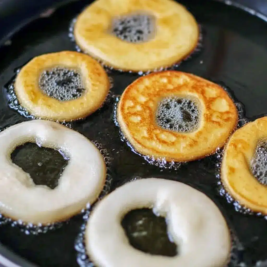 Plate of golden Apple Rings Recipe drizzled with cinnamon-sugar, showing the perfect way to Fry Apples for a warm, cozy treat.