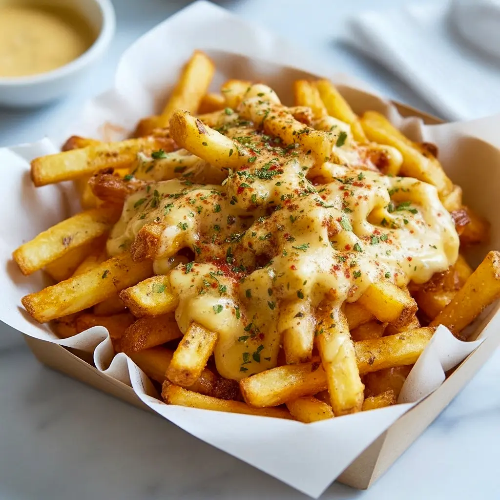 Irresistible Louisiana Voodoo Fries — Wingstop Cheese Sauce Copycat ...