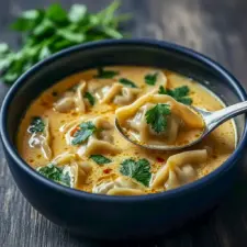 Cozy Thai Potsticker Soup – Flavorful Broth &amp; Tender Dumplings-image