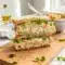 Chickpea Salad Sandwich made as a Vegan Sandwich Filling Easy Recipes lunch with creamy chickpeas, crisp celery, and fresh herbs.