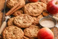 Fresh Apple Snickerdoodles stacked on a plate, cozy Fall Baking inspiration for autumn dessert lovers.