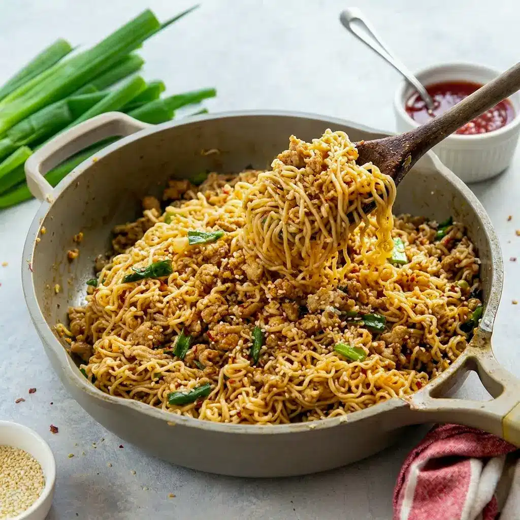 Ground Chicken Sweet Chili Noodles in a quick weeknight bowl, perfect for Dinner Ground Chicken meals.