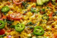 Migas Recipe served with crispy tortillas, eggs, and cheese for a cozy Breakfast Migas Recipe.