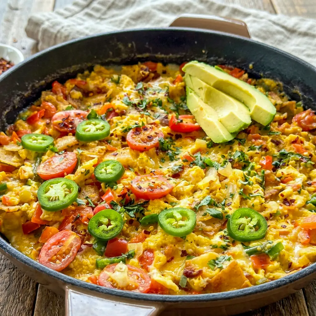 Migas Recipe made from scratch with tortillas and eggs for a hearty Homemade Mexican Migas Recipe.
