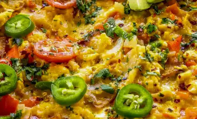Migas Recipe served with crispy tortillas, eggs, and cheese for a cozy Breakfast Migas Recipe.