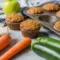 Cozy Morning Glory Muffins styled as Sweet Veggie Muffins with carrots, zucchini, and apple for breakfast.