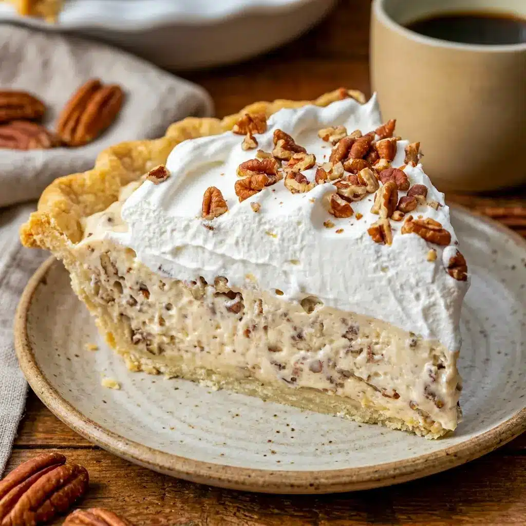 A beautiful Pecan Cream Pie with maple filling and pecans, inspired by Maple Pecan Cream Pie and classic fall baking.